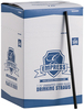 A Picture of product RJS-E2100BK Unwrapped Jumbo Straws. 7.75 in. Black. 500/box, 10 boxes/case.