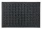 A Picture of product 963-850 Waterhog™ Squares Classic Border Entrance-Scraper/Wiper-Indoor/Outdoor Mat  6 X 16 ft. Charcoal. Smooth Back