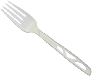 Emerald™ Commerically Compostable Plant to Plastic® Cutlery Forks. White. 1,000/carton.