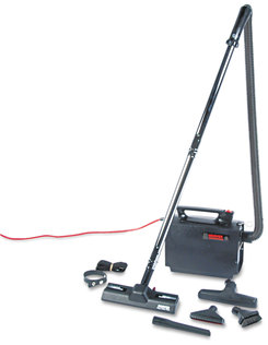Hoover® Commercial Portapower™ Lightweight Vacuum Cleaner,  8.3lb, Black
