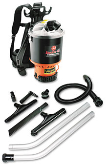 Hoover® Commercial Backpack Vacuum,  9.2lb, Black