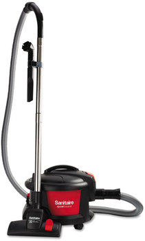 Sanitaire® EXTEND™ Top-Hat Canister Vacuum SC3700A, 9 A Current, Red/Black