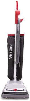 Sanitaire® TRADITION™ QuietClean® Upright Vacuum SC889A, 12" Cleaning Path, Gray/Red/Black