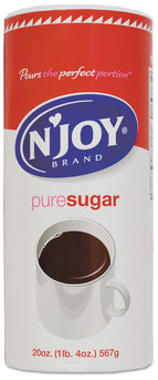 N'Joy Pure Sugar Cane Canisters. 20 oz. 3 canisters/pack.