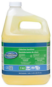 Luster™ Professional Liquid Chlorine Sanitizer, Chlorine Scent, 1 gal Bottle