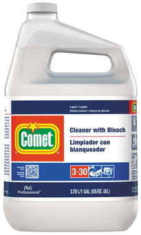 Comet Cleaner with Bleach, Liquid, Concentrate, 1 gal , 3/Carton