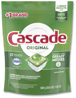 Cascade ActionPacs, Fresh Scent, 20 oz Bag, 37/Pack