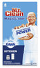 A Picture of product PGC-51107 Mr. Clean® Magic Eraser Foaming Kitchen Scrubber. 4.6 X 2.3 in. White. 4 Scrubbers.