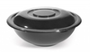 A Picture of product FIS-5080BK Super Bowl PETE Salad Bowls. 80 oz. Black. 25/case.