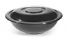 A Picture of product FIS-5048BK Super Bowl PETE Salad Bowls. 48 oz. Black. 50/case.