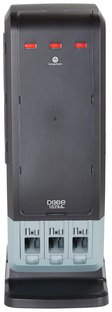 GP Pro Dixie Ultra® Smartstock® Series-T Tri-Tower Cutlery Dispenser. 12.74 X 10.53 X 29.00 in. Black.