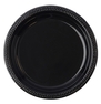 A Picture of product FIS-17RP10PPBK Reform Polypropylene Plates, 10.25'' Round Plate, Black, 100 Plates/Bag, 400/Case.