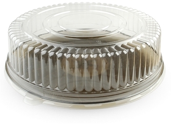 Platter Pleasers PETE 18 inch Dome Lids. Clear. 25 lids/case.