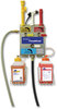 A Picture of product DVS-100863409 Diversey™ J-Fill® Time Mizer Spray System, 2.5 L, Two Dispenser, 13 x 7.5 x 21.61, Stainless Steel