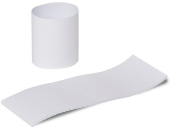 Self-Sealing Paper Napkin Bands. 1-1/2 X 4-1/4 in. White. 2500/box, 8 boxes/case.