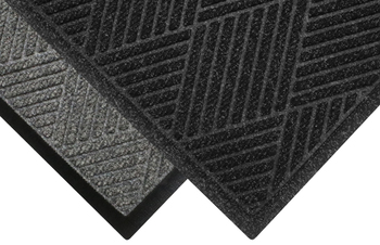 Waterhog™ Eco Premier/Classic Entrance-Scraper/Wiper-Indoor/Outdoor Mat with Smooth Backing. 4 X 8.4 ft. Black Smoke.