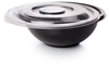 A Picture of product FIS-5048FL Super Bowl Flate PET Lids for 48 oz. Salad Bowls. Clear. 50/case.