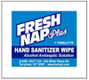 A Picture of product 910-110 Fresh-Nap Plus Hand Sanitizer Wipe, 80% Alcohol, Lemon Scent, 1000/Case