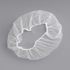 A Picture of product TWS-167CWH24NLHN Choice Nylon Hairnet Caps. 24 in. White. 100/pack.