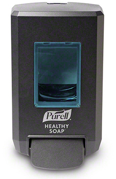PURELL® CS4 All-Weather Push-Style HEALTHY SOAP® Dispensing System. 4.85 X 6.87 X 11.74 in. Graphite.