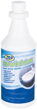 Zep® BowlShine Non-Acid Bowl Cleaner, Floral Scent, 32 oz Bottle, 12/Carton
