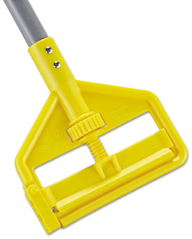 Rubbermaid® Commercial Invader® Side-Gate Wet-Mop Handle,  60", Blue/Yellow