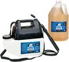 A Picture of product AMZ-BGPS1 Bare Ground All Natural Anti-Snow Liquid De-Icer with Battery Powered Sprayer. 128 oz (1 gal).