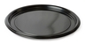 A Picture of product FIS-7610TFBK Platter Pleasers Thermoform Vintage Round Trays. 16 in. Black. 25 trays/case.