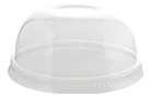 Super Sips PET Dome Lids, No Hole, for 9 oz. sq. and 12 oz. Cups. Clear. 100/pack, 10 packs/case.