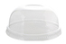 A Picture of product FIS-3192DL Super Sips PET Dome Lids, No Hole, for 9 oz. sq. and 12 oz. Cups. Clear. 100/pack, 10 packs/case.