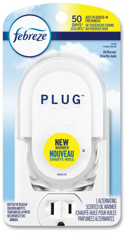 Febreze® PLUG™ Air Freshener Warmer, 2.5" x 3" x 4", Off White, 4/Case