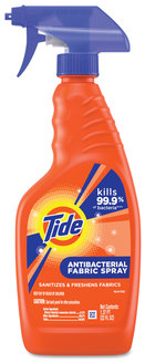 Tide® Antibacterial Fabric Spray, Light Scent, 22 oz Spray Bottle, 6/Carton