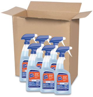Spic and Span® Disinfecting All-Purpose Spray and Glass Cleaner. 32 oz. Fresh scent. 6 spray bottles/case.