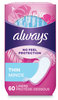 A Picture of product PGC-08282 Always® Thin Daily Panty Liners, 60/Pack, 12 Pack/Carton