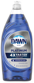 Dawn® Platinum Liquid Dish Detergent. 32.7 oz. Refreshing Rain Scent. 8 bottles/carton.