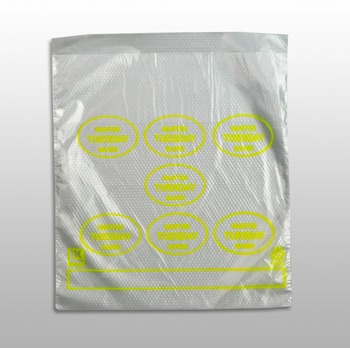 6.5" x 7" + 1.75"LP + 1.75"FB 0.5 mil Portion Control Saddle Pack w/ Tuesday (print in yellow), 2000/CS