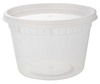 A Picture of product FIS-17C16 ReForm Deli Containers with Lids. 16 oz. 24 sets/bag 20 bags/case.