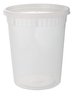 A Picture of product FIS-17C32 ReForm Deli Containers with Lids. 32 oz. 24 sets/bag 20 bags/case.