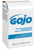 A Picture of product GOJ-910612 GOJO® Premium Lotion Soap Refills for GOJO® Bag-in-Box Dispensers. 800 mL. Waterfall scent. 12 Refills/Case.