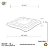 A Picture of product FIS-116L 16 OZ. BOWL FLAT LID PET 100 per case