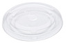 A Picture of product ACR-CFL9 9 OZ CLEAR CPLA FLAT LID COMPOSTABLE, 10/100