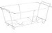 A Picture of product TWS-176FULL Chrome Wire Chafer Stand for Full Size Disposable Pans