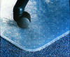 A Picture of product CWN-CMGPSTCL Crown Matting Technology #990 Commercial Chair Mat With Studs. 45 X 53 in. Clear.