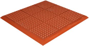 #681 Safety-Step Grease Resistant, 5/8", Mats, 3' x 3' Boxed, Cotta