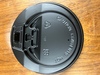 A Picture of product RJS-E1020DLB Empress Dome Lid for 10-20 oz Paper Hot Cups Black 9 CM Rim 10/100 (1000 cs)