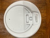A Picture of product RJS-E1020DLW Empress Dome Lid for 10-20oz Paper Hot Cups White 10 / 100 cs (1000 CS)