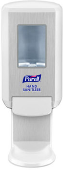 PURELL® CS4 Push-Style Hand Sanitizer Dispenser. 1,200 mL. 10.56 X 5.81 X 4.48 in. White.