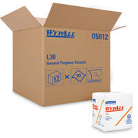 WypAll* L30 Wipers,  12 1/2 x 12, 90/Box, 12 Boxes/Carton