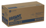 A Picture of product 871-132 Brawny Industrial™ 4-Ply Scrim Reinforced Paper Wipers.  9.25" x 16.7".  White Color.  166 Wipers/Pop-up Box.