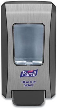 PURELL® FMX-20 Soap Push-Style Dispenser, 2,000 mL Graphite/Chrome, 6/Case
